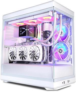 XPC Y40 Ghost Ultimate Gaming Desktop, AMD Ryzen 7 9700X 3.8GHz (5.5GHz Turbo Boost), RTX 5080 16GB, 2TB NVMe SSD, 32GB DDR5 RAM, 850W Gold PSU, Win 11