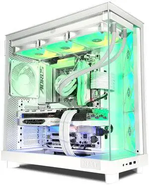 XPC H6 Ghost Prime Gaming Desktop, AMD Ryzen 7 9800X3D 4.7GHz (5.2GHz Turbo Boost), Radeon RX 9070 XT 16GB, 2TB NVMe SSD, 32GB DDR5 RAM, 850W Gold PSU, Win 11