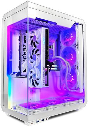 XPC Xhuttle Project Zero Ghost Ultimate Gaming Desktop, AMD Ryzen 7 9700X 3.8GHz (5.5GHz Turbo Boost), RTX 5080 16GB, 2TB NVMe SSD, 32GB DDR5 RAM, 850W Gold PSU, Win 11