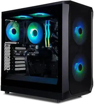 XPC Focus Premier Gaming Desktop, Intel Core i5-12600K 2.5GHz (4.4GHz Turbo Boost), RTX 5060 8GB, 1TB NVMe SSD, 32GB DDR4 RAM, 750W Gold PSU, Win 11
