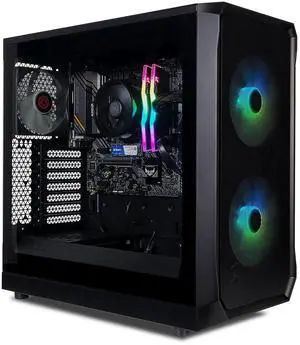 XPC Focus Optimal Gaming Desktop, AMD Ryzen 5 5600GT 3.6GHz (4.6GHz Turbo Boost), 500GB NVMe SSD, 16GB DDR4 RAM, 750W Gold PSU, Win 11