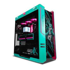 ROG Strix Helios II Hatsune Miku Gaming PC, AMD Ryzen 7 9800X3D, RTX 5080, 64GB DDR5, 4TB SSD, Ready to Ship Desktop ROG Strix Helios II Hatsune Miku Gaming PC, AMD Ryzen 7 9800X3D, RTX 5080, 64GB DDR5, 4TB SSD, Ready to Ship Desktop
