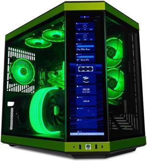 XOTIC PC Y70 Mean Green Epic Gaming Desktop, Intel Core Ultra 9 285K 3.7GHz (5.7GHz Turbo Boost), RTX 5090 32GB, 2TB NVMe SSD, 192GB RAM, 1000W Gold PSU, Win 11 Pro