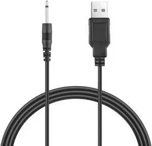ABLEGRID 3ft Black USB DC Power Adapter Charger Cable Lead For LuLu Wand Massager vibrator