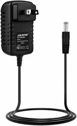 ABLEGRID 12V AC-DC Adapter For Harley Davidson Neon Clock Power Supply Charger Cord Cable DC Switching Mains PSU