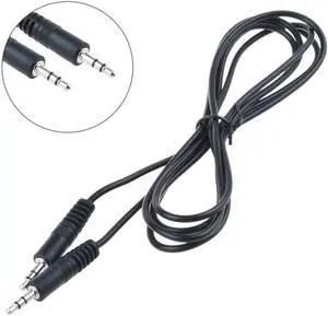 ABLEGRID 6ft Black Premium 3.5mm Audio Cable AUX Cord For Logitech 980-000540 980-000541 Bluetooth Adapter