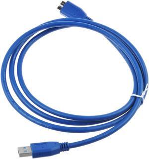 ABLEGRID USB 3.0 Cable PC Laptop Data Sync Cord Lead For Western Digital WD Mybook Essential 3 Terabyte, 4 Terabyte 3TB 4TB USB 3.0 External DeskTop Hard Disk Drive HDD HD Srorage
