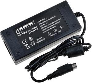 ABLEGRID 4-Pin 12V AC DC Adapter For HP Pavilion F70 LCD Battery Power Supply Cord Cable PS Charger Input: 100 - 240 VAC Worldwide Use Mains PSU