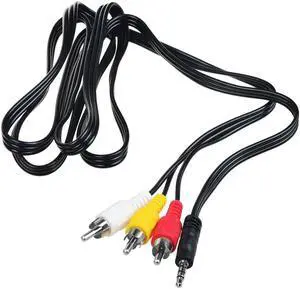ABLEGRID 5ft AV A/V Audio Video TV Cable Cord Lead For Sony DCR-TRV280 DCR-TRV260 DCR-TRV250