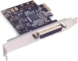 PCI-e PCI express to 2 serial RS232 + 1 Parallel Ports PCI express I/O card MosChip MCS9901