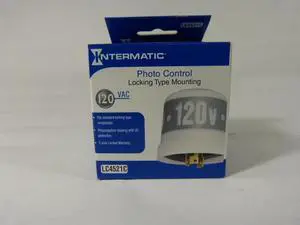 Intermatic Photocontrol,Locking,120VAC  LC4521C