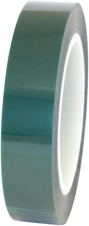 1/4" x 72 Yd Green Polyester Powder Coating Tape  (Case of 144 Rolls)