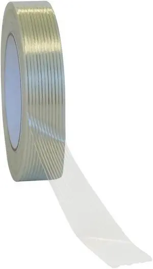 3/4" x 60 Yd Clear 110# BOPP Filament Tape (Case of 48 Rolls)