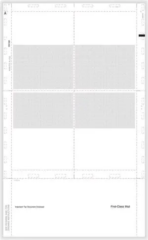 TFP 14" W-2 4-Up Box With Printed Backer Copy B and C EZ-Fold Simplex - Pack of 500 TFP 14" W-2 4-Up Box With Printed Backer Copy B and C EZ-Fold Simplex - Pack of 500