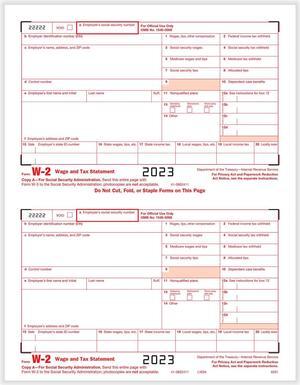 TFP W-2 IRS Federal Copy A - Pack of 100