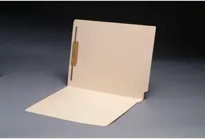 11pt Manila Folders, Full Cut 2-Ply END TAB, Letter Size, Fastener Pos #1 (Box of 50)