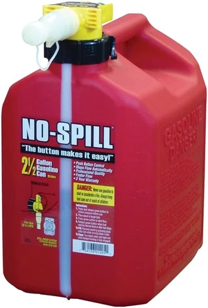 No Spill 1405 2.5 Gallon Red Gas Can with No Fill Nozzle Assembly No Spill 1405 2.5 Gallon Red Gas Can with No Fill Nozzle Assembly