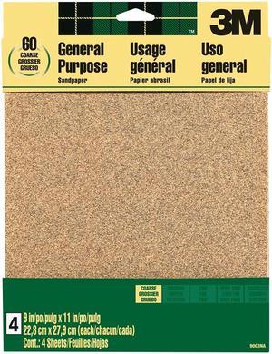 3m 9in. X 11in. Course Paint, Wood, Metal Sandpaper Sheets 9003NA