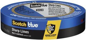 3M Scotch Blue 0.94 In. x 45 Yd. Sharp Lines Painter's Tape 2093-24NC