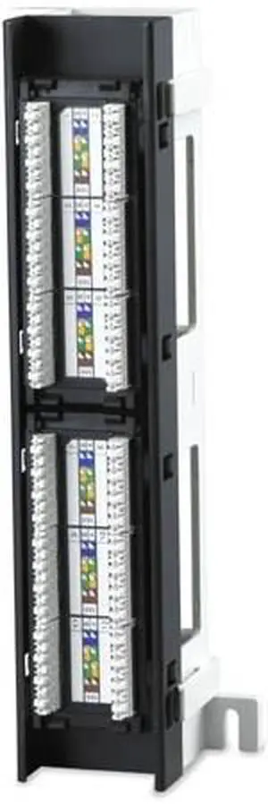 SIGNAMAX 12458M-C5E CAT5E, 12-PORT WALL MOUNT PATCH PANEL