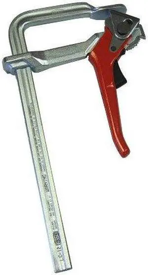 Bessey Rapid-Action Lever L Clamp,12 In  LC12