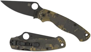 Spyderco ParaMilitary 2 Digicam Knife C81GPCMOBK2 Spyderco ParaMilitary 2 Digicam Knife C81GPCMOBK2
