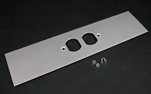 Wiremold ALA-DR Duplex Receptacle Cover Plate / ALA3800 Series, Aluminum