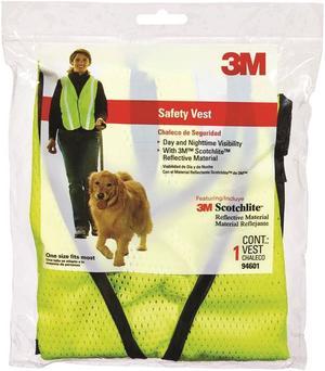 Safety Vest Reflective Clothing One-Size Adj. Yellow