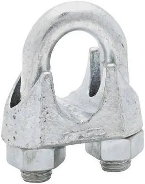 National, N248-344, 3/4", Zinc Wire Cable Clamp