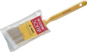 WOOSTER Q3208-1 1" Angle Sash Paint Brush, Nylon/Polyester Bristle, Plastic