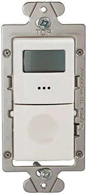 HUBBELL WIRING DEVICE-KELLEMS DT2000W Timer,Digital,120/277V,White