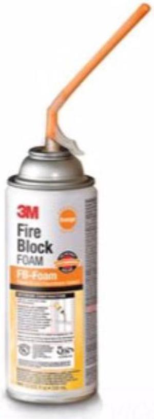 Fire Block Sealant, 12 oz., Orange, Aerosol