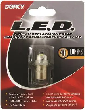 Dorcy 4.5V to 6V LED Replacement Flashlight Bulb 41-1644