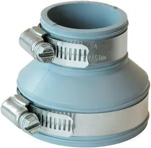 Fernco Flexible 2 In. x 1-1/2 In. PVC Drain and Trap Connector PDTC-215