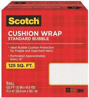 Scotch 7962 Cushion Wrap 125 ft L Clear Nylon/Polyethylene