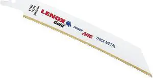 LENOX Gold 614GR -6' 14TPI Titanium Edge Metal Cutting Reciprocating Blade -5 PK