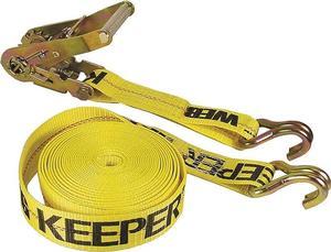 KEEPER 04624 Tie-Down 3333 lb Weight Capacity 40 ft L Steel End Fitting Polyester