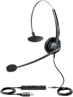Yealink UH33 Wideband USB Headset for IP Phones Yealink UH33 Wideband USB Headset for IP Phones