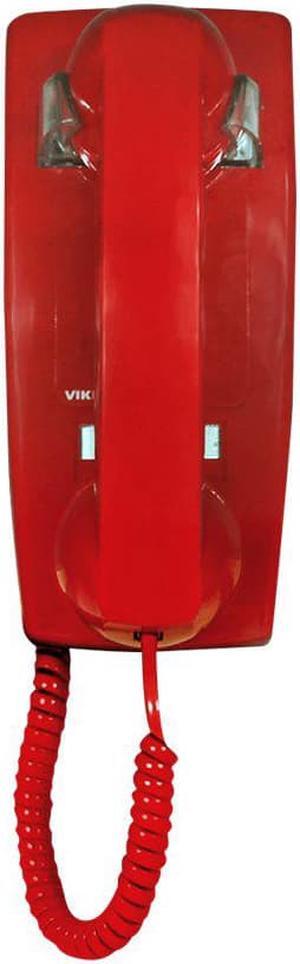 Viking Electronics Hot Line Wall Phone - Red