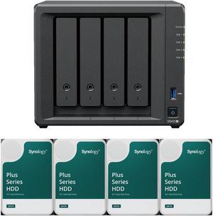 Synology DS423+ Intel Quad-Core 4-Bay NAS with 2GB RAM and 16TB (4 x 4TB) of Synology Plus Drives Fully Assembled and Tested By CustomTechSales