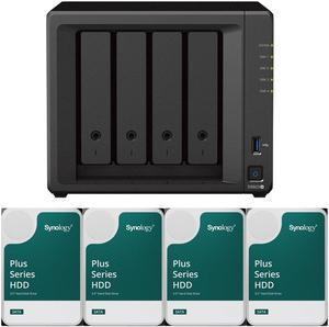 Synology DS923+ Dual-Core 4-Bay NAS with 4GB RAM and 16TB (4 x 4TB) of Synology Plus Drives Fully Assembled and Tested By CustomTechSales
