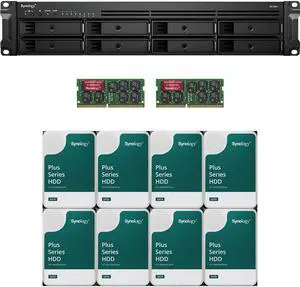 Synology RS1221+ RackStation with 16GB RAM and 32TB (8 x 4TB) of Synology Plus NAS Drives Fully Assembled and Tested By CustomTechSales