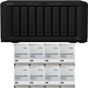Synology DS1821+ 8-Bay NAS with 4GB RAM and 32TB (8 x 4TB) of Synology Enterprise Drives Fully Assembled and Tested By CustomTechSales