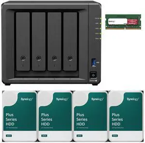 Synology DS425+ Intel 4-Bay NAS with 6GB RAM and 8TB (4 x 2TB) of Synology Plus Drives Fully Assembled and Tested By CustomTechSales Synology DS425+ Intel 4-Bay NAS with 6GB RAM and 8TB (4 x 2TB) of Synology Plus Drives Fully Assembled and Tested By CustomTechSales