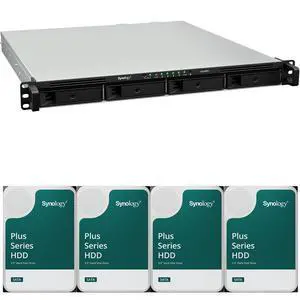 Synology RS826RP+ AMD Ryzen V1500B 4-Bay NAS 4GB RAM and 80TB (4 x 20TB) of Synology Plus NAS Drives Fully Assembled and Tested By CustomTechSales Synology RS826RP+ AMD Ryzen V1500B 4-Bay NAS 4GB RAM and 80TB (4 x 20TB) of Synology Plus NAS Drives Fully Assembled and Tested By CustomTechSales