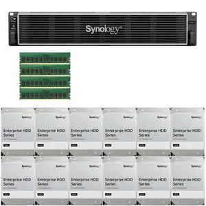Synology RS3626xs Intel Xeon D-1726 12-Bay NAS 32GB RAM and 48TB (12 x 4TB) of Synology Enterprise NAS Drives Fully Assembled and Tested By CustomTechSales Synology RS3626xs Intel Xeon D-1726 12-Bay NAS 32GB RAM and 48TB (12 x 4TB) of Synology Enterprise NAS Drives Fully Assembled and Tested By CustomTechSales