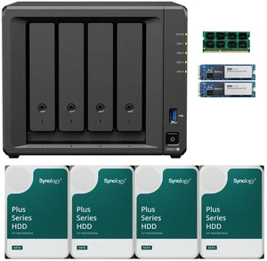 Synology DS925+ Quad-Core 4-Bay DiskStation NAS 4GB FULLY COMPATIBLE ECC RAM, 1.6TB(2x800GB) Cache, and 16TB (4 x 4TB) of Synology Plus NAS Drives Fully Assembled and Tested By CustomTechSales Synology DS925+ Quad-Core 4-Bay DiskStation NAS 4GB FULLY COMPATIBLE ECC RAM, 1.6TB(2x800GB) Cache, and 16TB (4 x 4TB) of Synology Plus NAS Drives Fully Assembled and Tested By CustomTechSales
