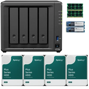 Synology DS925+ Quad-Core 4-Bay DiskStation NAS 16GB FULLY COMPATIBLE ECC RAM, 1.6TB(2x800GB) Cache, and 80TB (4 x 20TB) of Synology Plus NAS Drives Fully Assembled and Tested By CustomTechSales Synology DS925+ Quad-Core 4-Bay DiskStation NAS 16GB FULLY COMPATIBLE ECC RAM, 1.6TB(2x800GB) Cache, and 80TB (4 x 20TB) of Synology Plus NAS Drives Fully Assembled and Tested By CustomTechSales