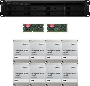 Synology RS1221RP+ RackStation with 32GB RAM and 32TB (8 x 4TB) of Synology Enterprise Drives Fully Assembled and Tested By CustomTechSales