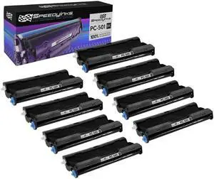 Speedy Inks - 8PK Brother PC501 Compatible Fax Cartridge with Roll Speedy Inks - 8PK Brother PC501 Compatible Fax Cartridge with Roll